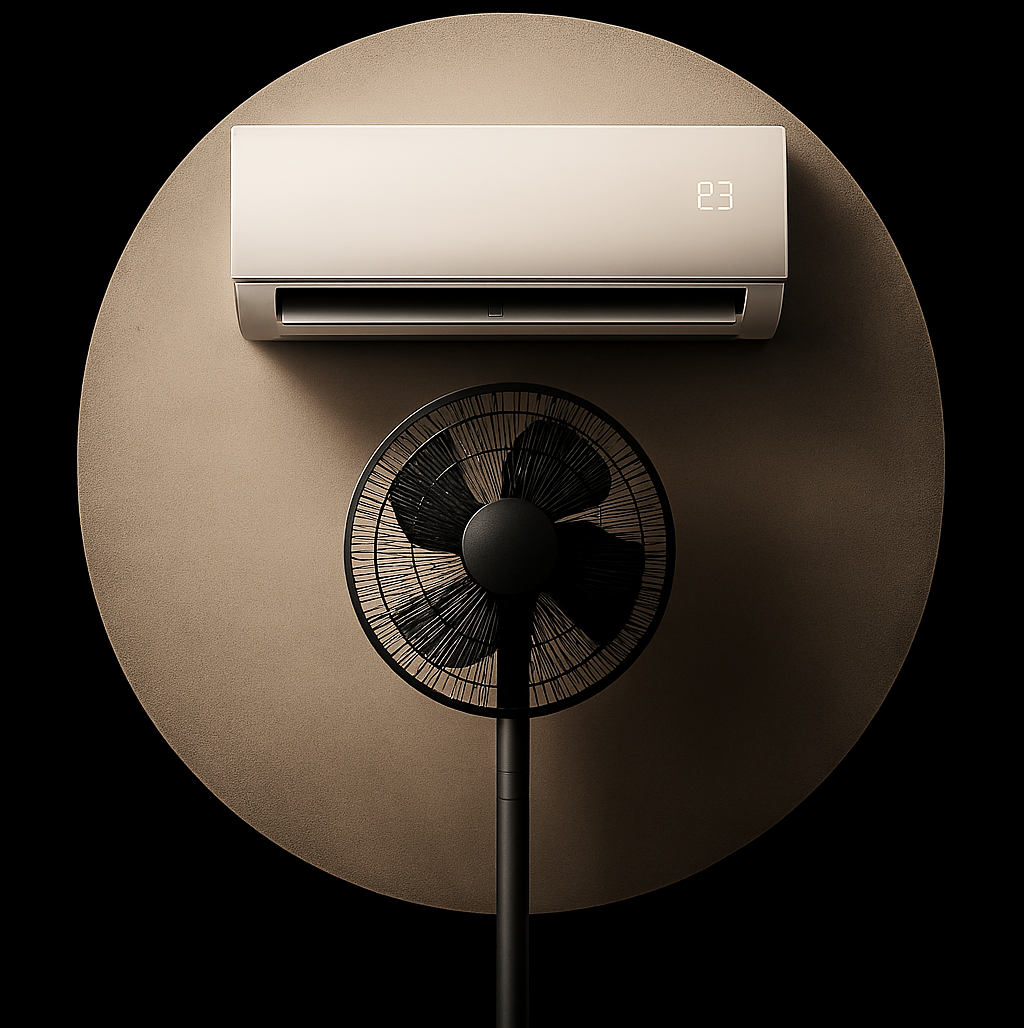 کولر گازی و پنکه